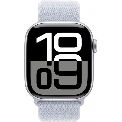 Apple Watch S10 46mm Sport Loop Blue Cloud, Silver