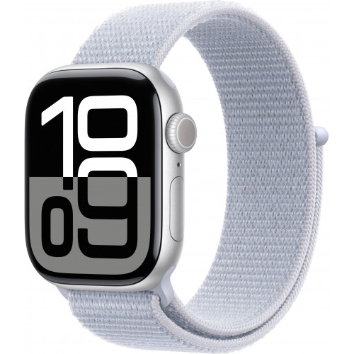 Apple Watch S10 46mm Sport Loop Blue Cloud, Silver