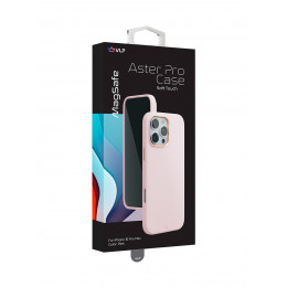 Чехол защитный "vlp" Aster Pro Case c MagSafe для iPhone 16 Pro Max, розовый