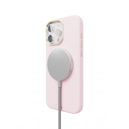Чехол защитный "vlp" Aster Pro Case c MagSafe для iPhone 16 Pro Max, розовый