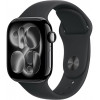 Apple Watch Series 11 46mm Jet Black Aluminum Case with Sport Band Black