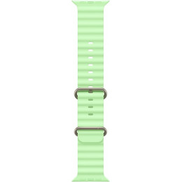 Apple Watch Ultra 3 (2025) 49mm Natural Titanium Case with Neon Green Ocean Band