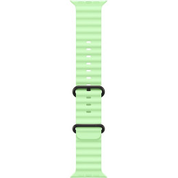 Apple Watch Ultra 3 (2025) 49mm Black Titanium Case with Neon Green Ocean Band