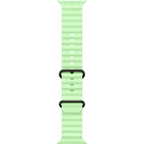 Apple Watch Ultra 3 (2025) 49mm Black Titanium Case with Neon Green Ocean Band