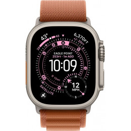 Apple Watch Ultra 3 (2025) 49mm Natural Titanium Case with Terra Cotta Alpine Loop