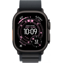 Apple Watch Ultra 3 (2025) 49mm Black Titanium Case with Black Alpine Loop