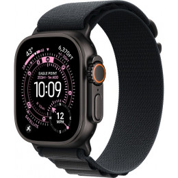 Apple Watch Ultra 3 (2025) 49mm Black Titanium Case with Black Alpine Loop