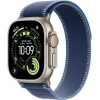 Apple Watch Ultra 3 (2025) 49mm Natural Titanium Case with Blue/Bright Blue Trail Loop