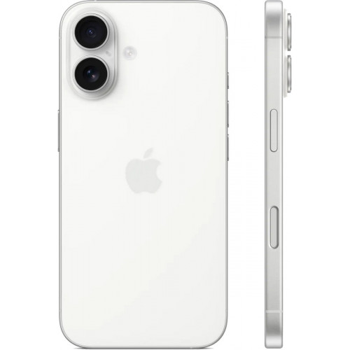 Смартфон Apple iPhone 16 128GB, White (белый)
