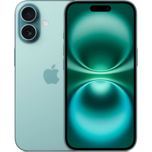 Смартфон Apple iPhone 16 256GB, Teal (зеленый)