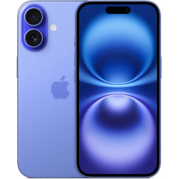 Смартфон Apple iPhone 16 128GB, Ultramarine (синий)