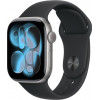 Apple Watch Series 11 46mm Space Gray Aluminum Case with Sport Band Black