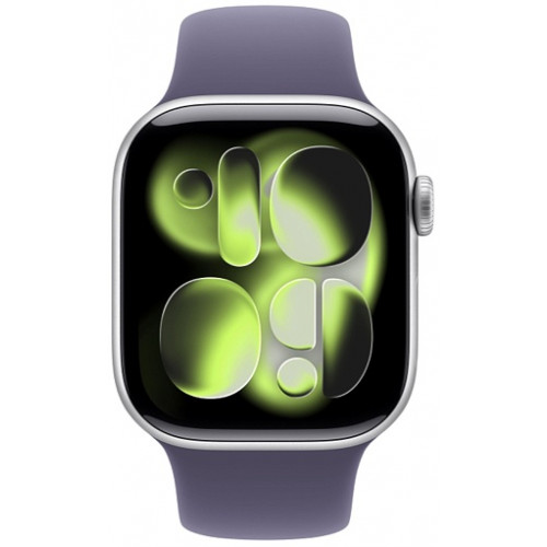 Apple Watch Series 11 46mm Silver Aluminum Case with Sport Band Fog