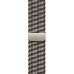 Apple Watch Series 11 42mm Natural Titanium Case with Milanese Loop Natural