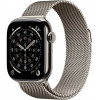 Apple Watch Series 11 46mm Natural Titanium Case with Milanese Loop Natural