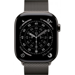 Apple Watch Series 11 42mm Slate Titanium Case with Milanese Loop Slate
