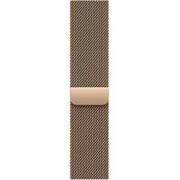 Apple Watch Series 11 42mm Gold Titanium Case with Milanese Loop Gold
