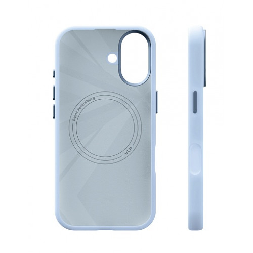 Чехол защитный Aster Pro Case с MagSafe для iPhone 17, Голубой