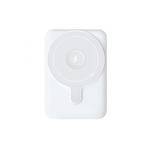 Аккумулятор внешний "vlp" Dual Magsafe PowerBank 5000 mAh, 3A, USB-C, белый