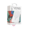 Аккумулятор внешний "vlp" Dual Magsafe PowerBank 5000 mAh, 3A, USB-C, белый