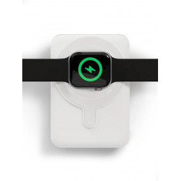 Аккумулятор внешний "vlp" Dual Magsafe PowerBank 5000 mAh, 3A, USB-C, белый