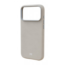Чехол Magssory для iPhone 17 Pro, экокожа, MagSafe, ivory