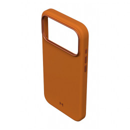 Чехол Magssory для iPhone 17 Pro, экокожа, MagSafe, orange