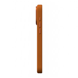Чехол Magssory для iPhone 17 Pro, экокожа, MagSafe, orange