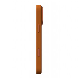 Чехол Magssory для iPhone 17 Pro, экокожа, MagSafe, orange