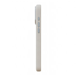 Чехол Magssory для iPhone 17 Pro, экокожа, MagSafe, ivory