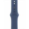 Apple Watch S10 46mm Sport Band, Silver/Denim