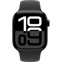 Apple Watch S10 42mm Sport Band, Black