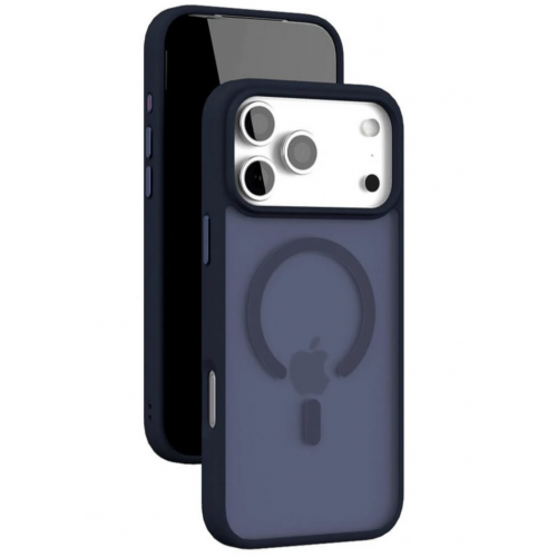 Чехол защитный "vlp Lite" Bloom Case с MagSafe для iPhone 17 Pro, темно-синий