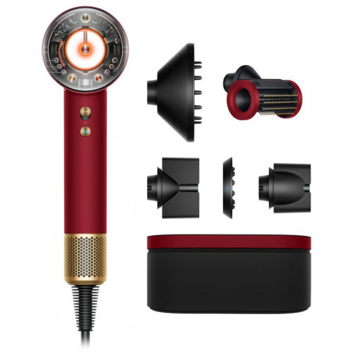 Фен Dyson Supersonic HD16 Nural, Red Velvet/Gold