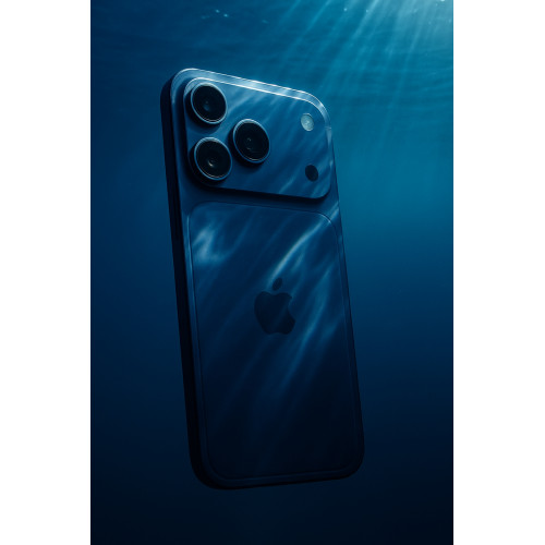 Распаковка iPhone 17 Pro Max  в синем цвете