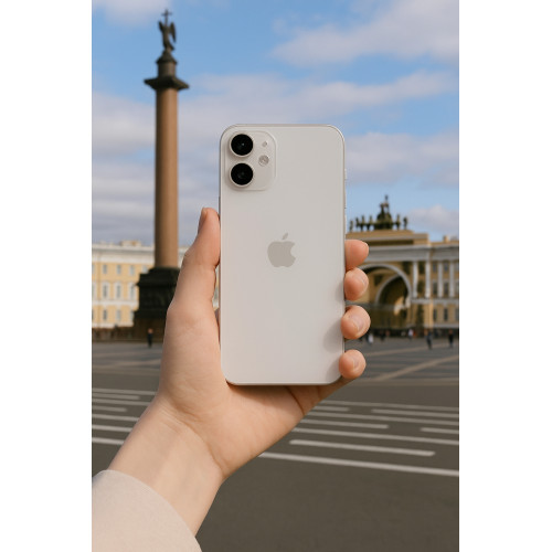 Распаковка iPhone 16 плюс белый