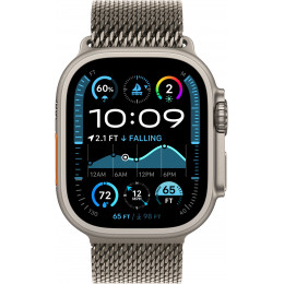 Умные часы Apple Watch Ultra 2 (2024) 49 мм Natural Titanium Case, Titanium Milanese Loop