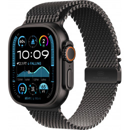 Умные часы Apple Watch Ultra 2 (2024) 49 мм Black Titanium Case, Black Milanese Loop
