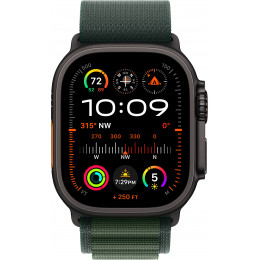 Умные часы Apple Watch Ultra 2 (2024) 49 мм Black Titanium Case, Dark Green Alpine Loop