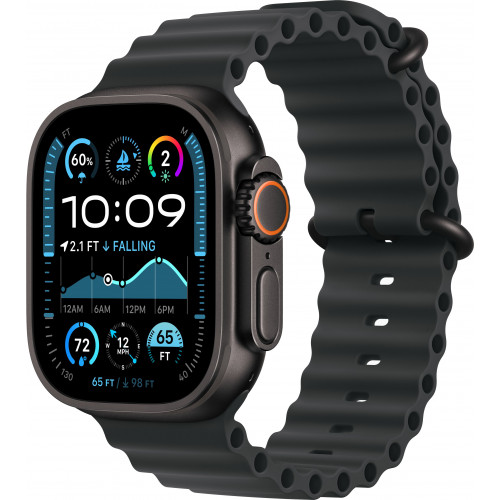 Умные часы Apple Watch Ultra 2 (2024) 49 мм Black Titanium Case, Black Ocean Band