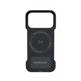 Чехол Magssory для iPhone 17 Pro, кевлар Zero Case, MagSafe, Black